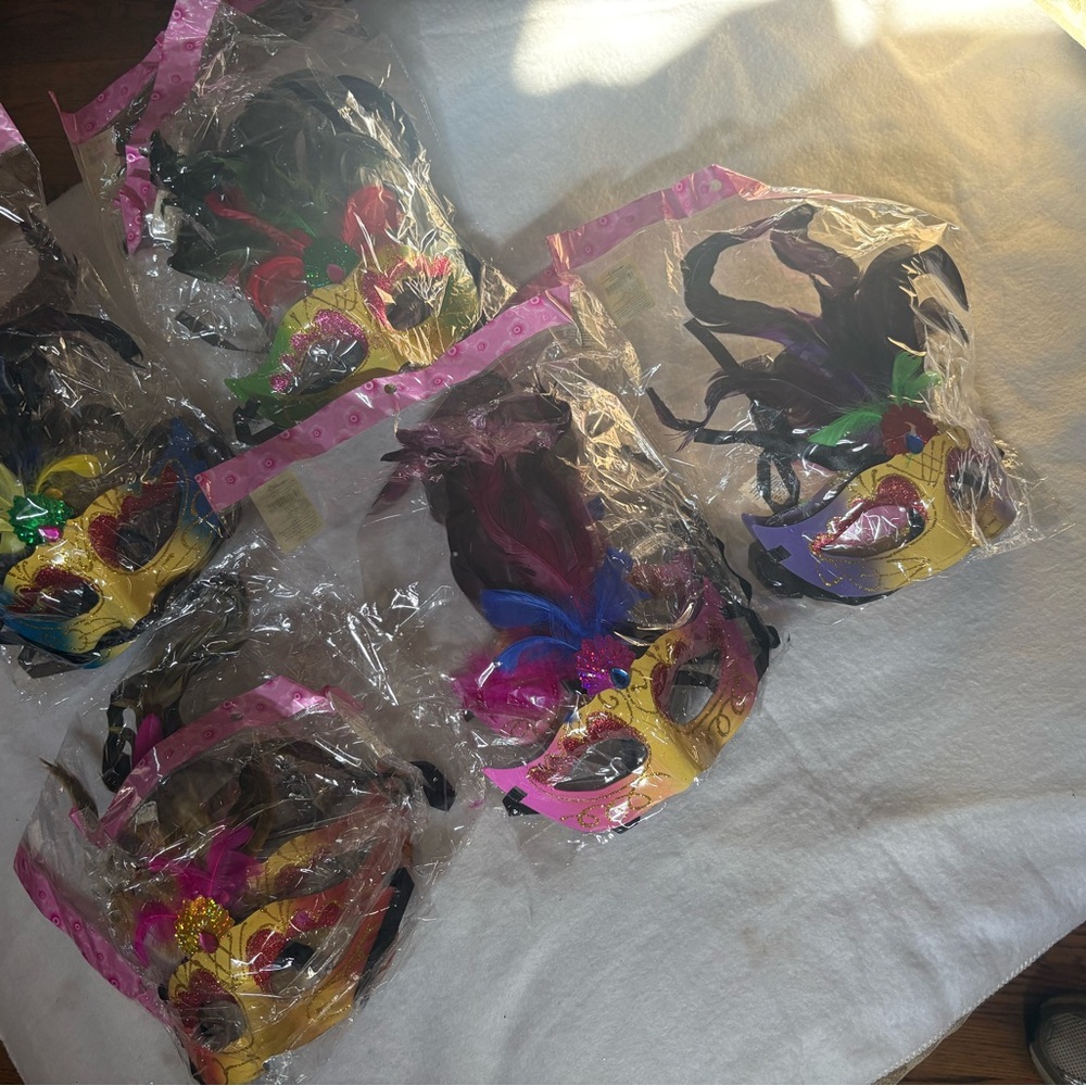 Colorful Masquerade Masks Set